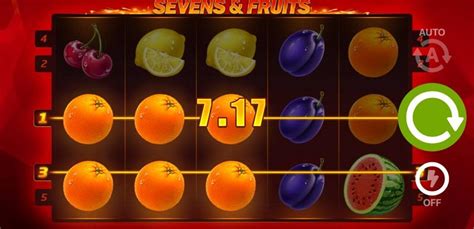 Бесплатный игровой автомат Fruits and Sevens